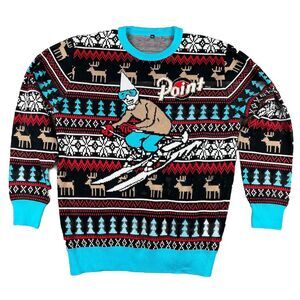 Ugly Christmas Sweater Men's - Black, Red, Blue